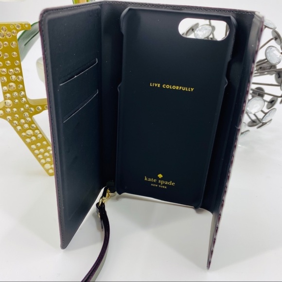 Kate Spade Folio iPhone 8 Plus Wallet Case - Picture 4 of 7